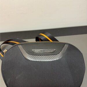 Tumi Black and Gray Men's Belt Bag